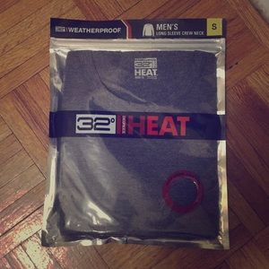 32 DEGREES Weatherproof Mens Long Sleeve Crew Neck